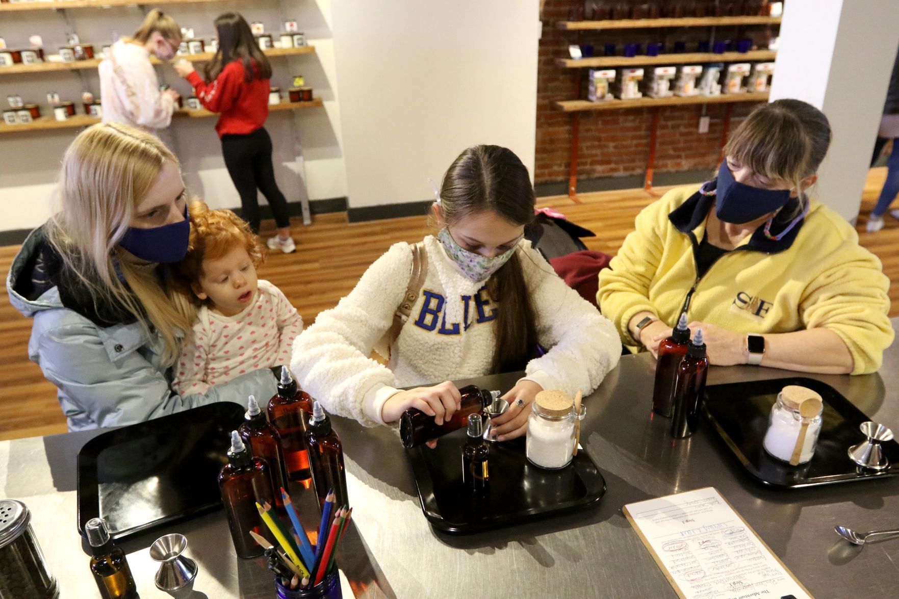 Candle making in St. Charles at The Candle Fusion Studio